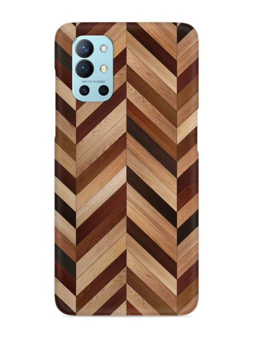 Seamless Wood Parquet Snap Case for Oneplus 9R (5G) Zapvi