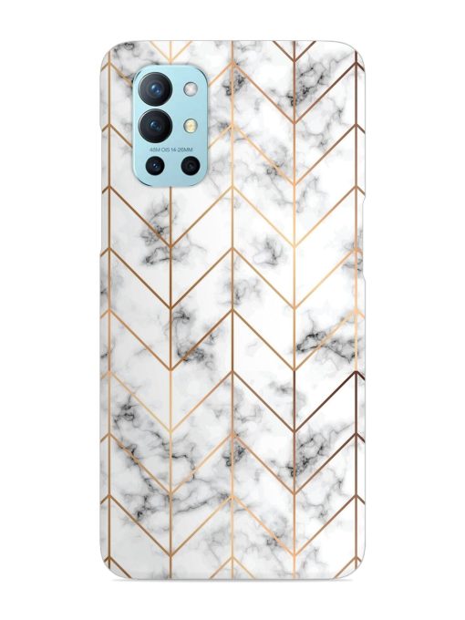 Vector Marble Texture Snap Case for Oneplus 9R (5G) Zapvi