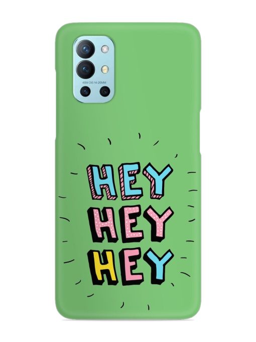 Hey Vector Cartoon Snap Case for Oneplus 9R (5G)