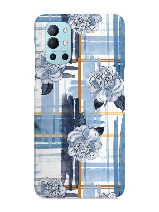 Watercolor Pattern Rose Snap Case for Oneplus 9R (5G) Zapvi