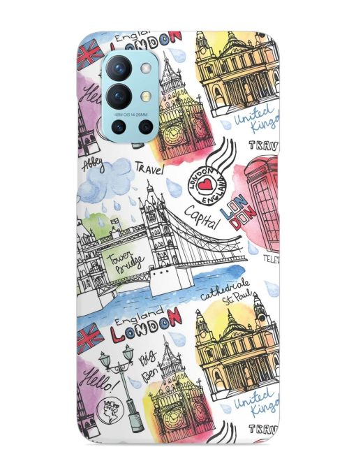 Vector London Landmark Snap Case for Oneplus 9R (5G)