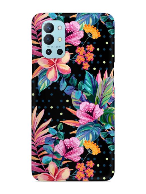 Seamless Floral Pattern Snap Case for Oneplus 9R (5G) Zapvi