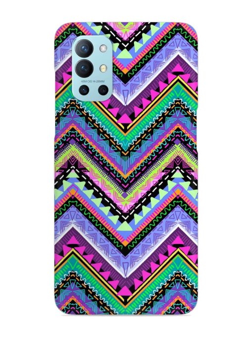 Tribal Aztec Print Snap Case for Oneplus 9R (5G) Zapvi