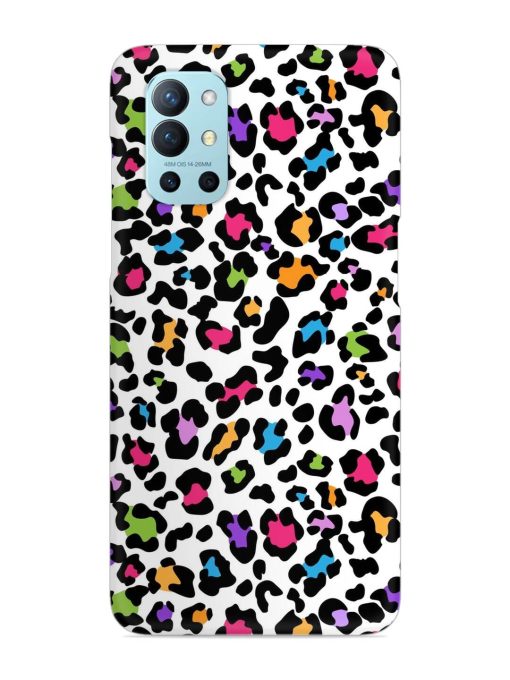 Seamless Leopard Pattern Snap Case for Oneplus 9R (5G)