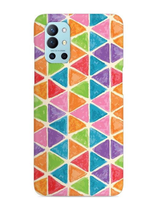 Seamless Colorful Isometric Snap Case for Oneplus 9R (5G)