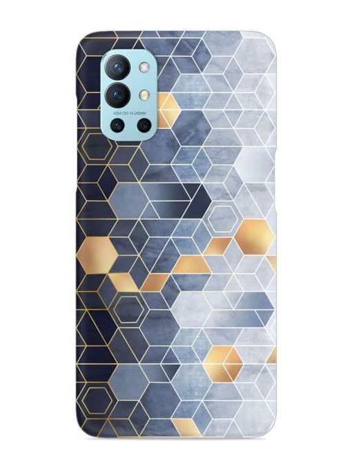 Geometric Abstraction Hexagons Snap Case for Oneplus 9R (5G) Zapvi