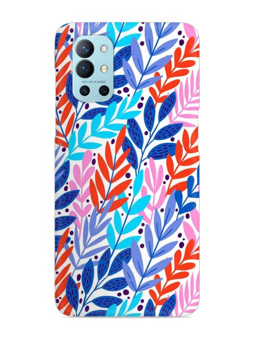 Bright Floral Tropical Snap Case for Oneplus 9R (5G) Zapvi