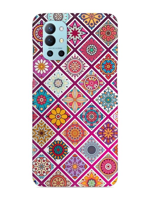 Seamless Tile Pattern Snap Case for Oneplus 9R (5G) Zapvi