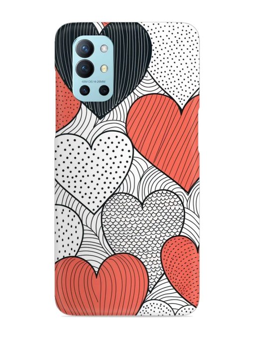 Girly Heart Seamless Snap Case for Oneplus 9R (5G)