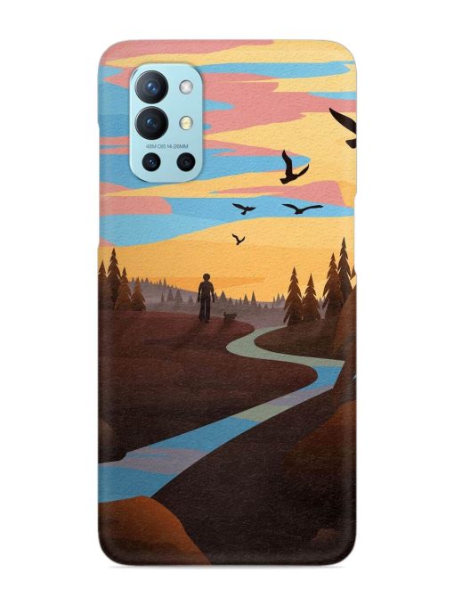 Natural Landscape Art Snap Case for Oneplus 9R (5G) Zapvi