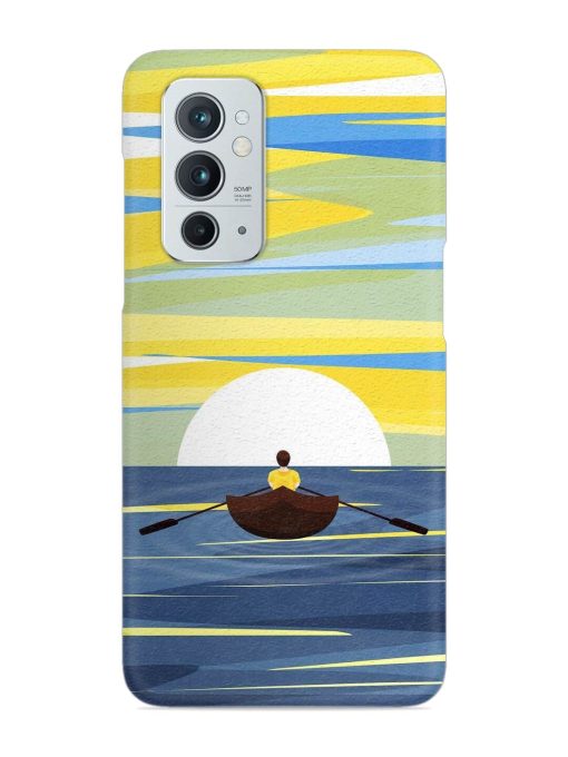 Rowing Person Ferry Paddle Snap Case for Oneplus 9RT (5G) Zapvi