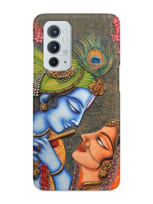 Lord Radha Krishna Flute Art Snap Case for Oneplus 9RT (5G) Zapvi