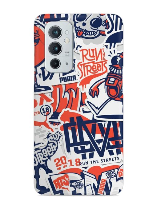 Run The Street Snap Case for Oneplus 9RT (5G) Zapvi