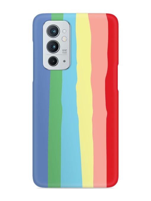 Rainbow Premium Shade Snap Case for Oneplus 9RT (5G) Zapvi