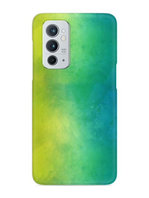 Yellow Green Gradient Snap Case for Oneplus 9RT (5G) Zapvi