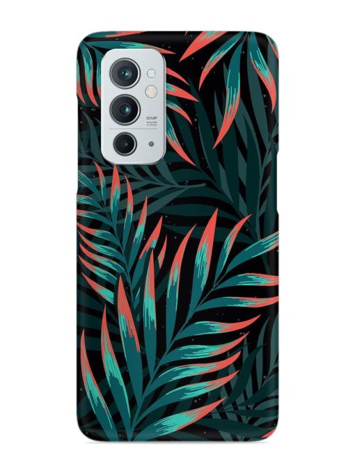 Green Leaf Art Snap Case for Oneplus 9RT (5G) Zapvi