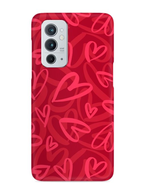 Seamless Romantic Pattern Snap Case for Oneplus 9RT (5G) Zapvi