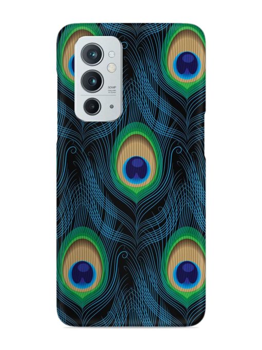 Seamless Pattern Peacock Snap Case for Oneplus 9RT (5G) Zapvi