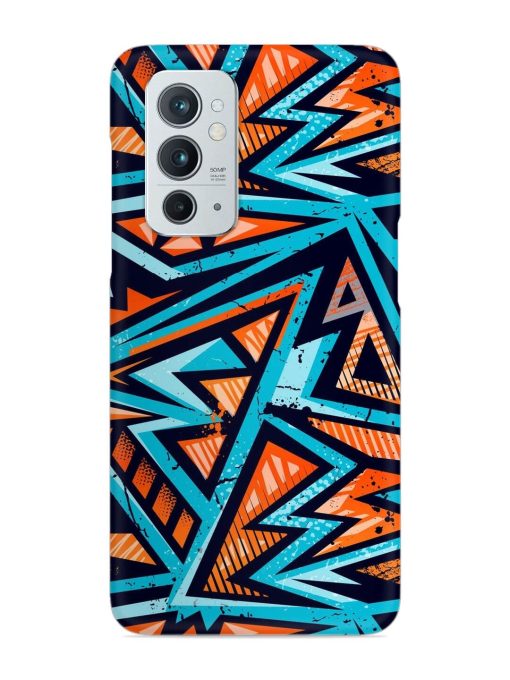 Abstract Seamless Grunge Snap Case for Oneplus 9RT (5G) Zapvi