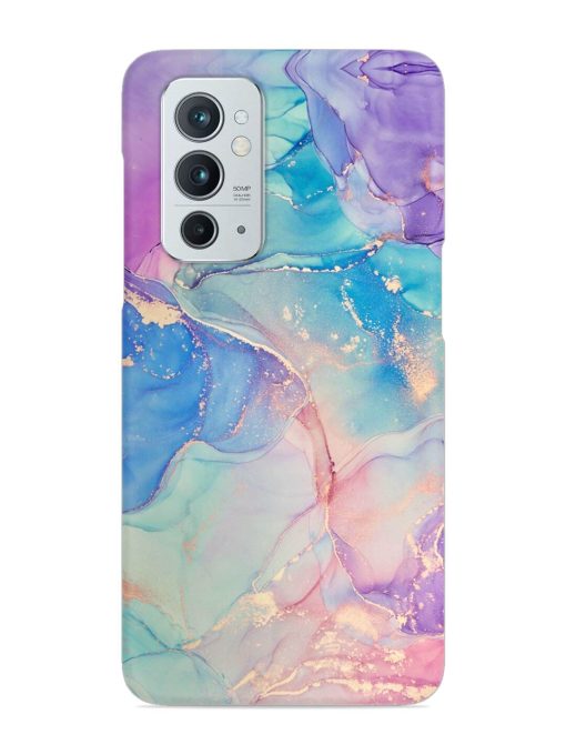 Alcohol Ink Colors Snap Case for Oneplus 9RT (5G) Zapvi