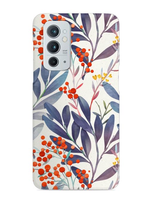 Seamless Floral Pattern Snap Case for Oneplus 9RT (5G) Zapvi