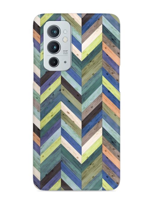 Chevron Random Color Snap Case for Oneplus 9RT (5G) Zapvi