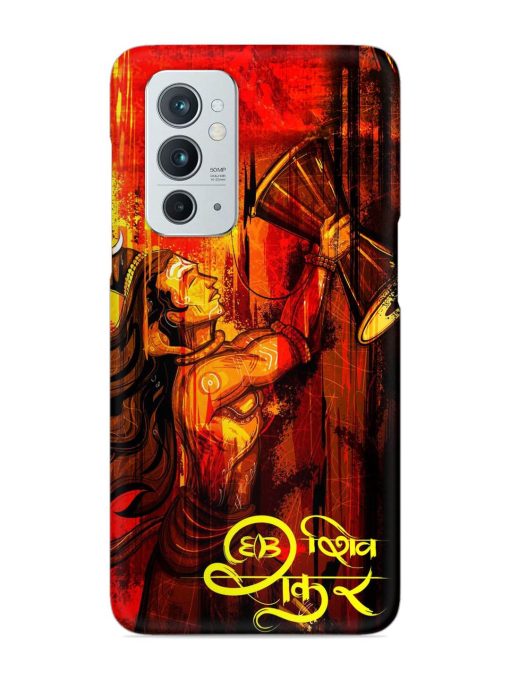 Illustration Lord Shiva Snap Case for Oneplus 9RT (5G) Zapvi