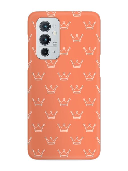 Hand Drawn Crown Snap Case for Oneplus 9RT (5G)