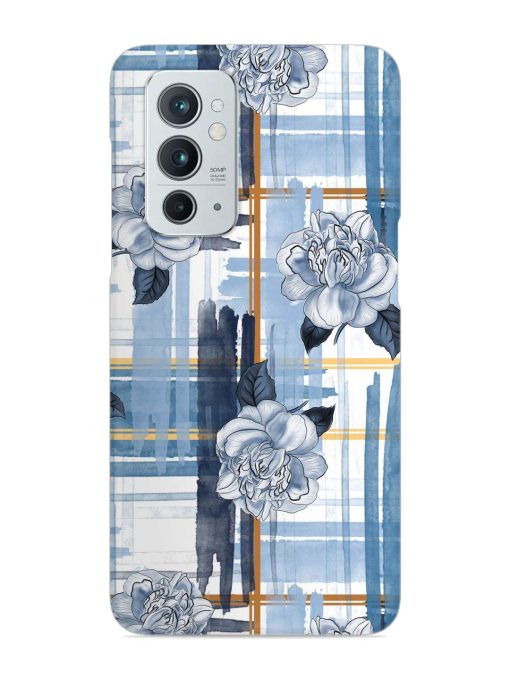 Watercolor Pattern Rose Snap Case for Oneplus 9RT (5G) Zapvi