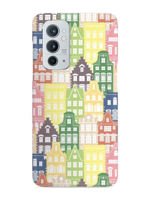 Seamless Shapes Pattern Snap Case for Oneplus 9RT (5G) Zapvi