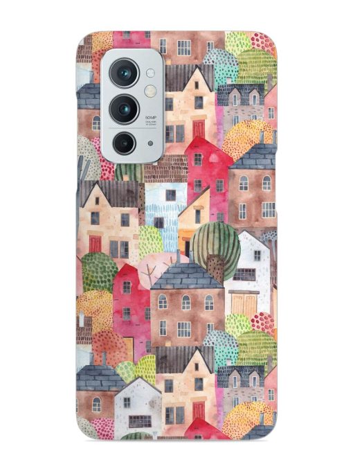 Abstract Seamless Pattern Snap Case for Oneplus 9RT (5G) Zapvi