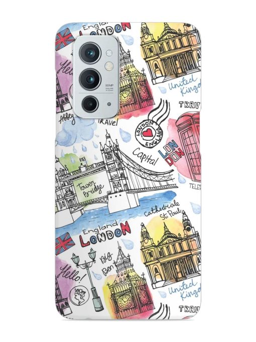 Vector London Landmark Snap Case for Oneplus 9RT (5G) Zapvi