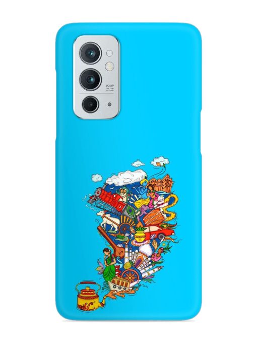 Vector Design Indian Snap Case for Oneplus 9RT (5G) Zapvi