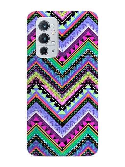 Tribal Aztec Print Snap Case for Oneplus 9RT (5G) Zapvi