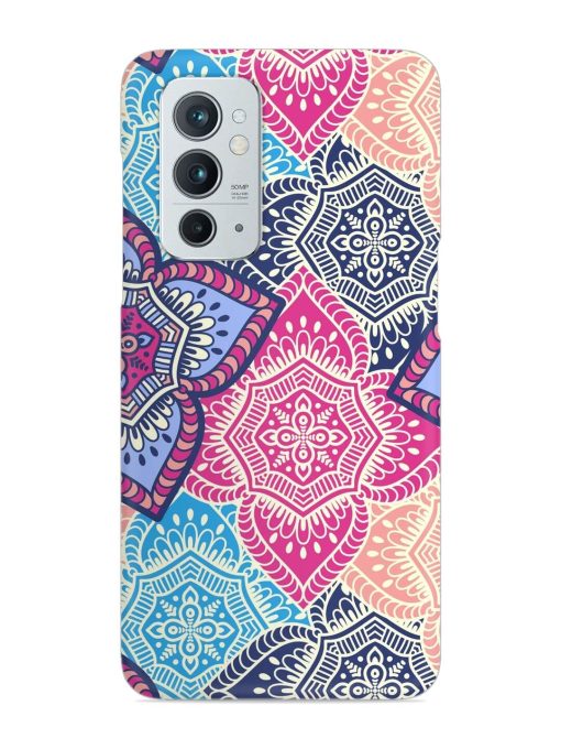 Ethnic Floral Seamless Snap Case for Oneplus 9RT (5G) Zapvi