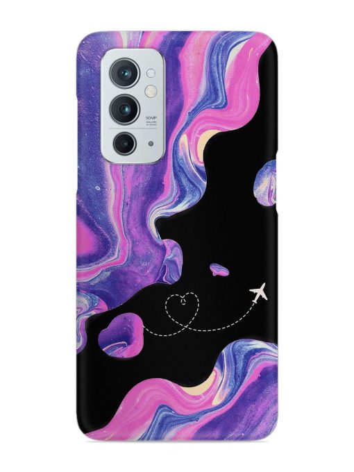 Glitter Art Snap Case for Oneplus 9RT (5G) Zapvi