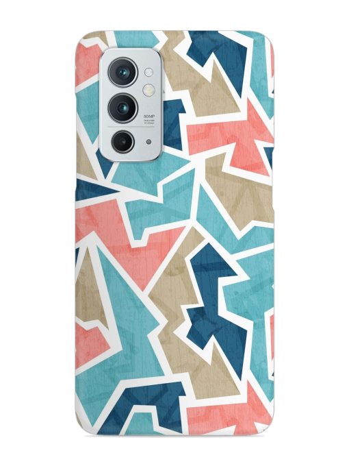 Vintage Geometric Triangle Snap Case for Oneplus 9RT (5G)