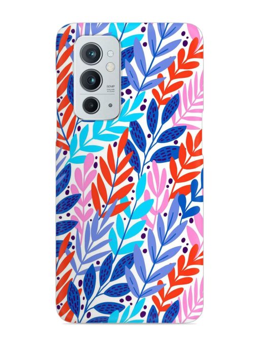 Bright Floral Tropical Snap Case for Oneplus 9RT (5G) Zapvi