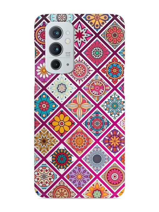 Seamless Tile Pattern Snap Case for Oneplus 9RT (5G) Zapvi