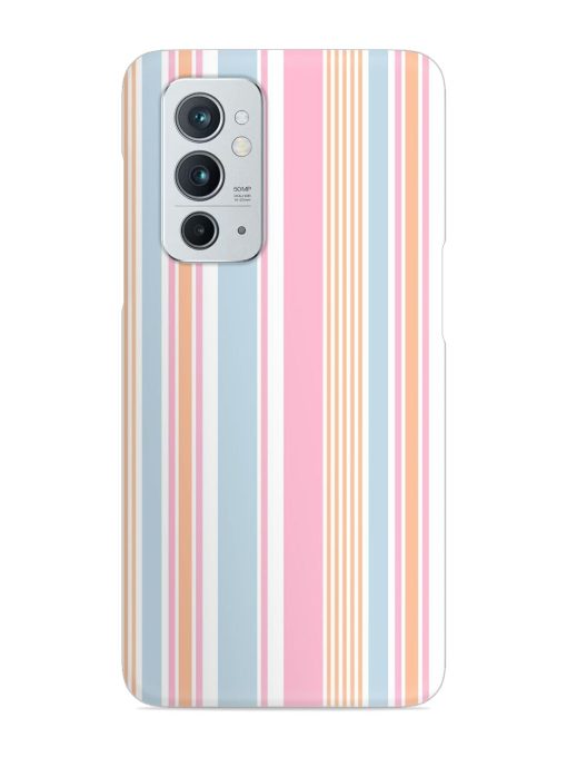 Stripe Seamless Pattern Snap Case for Oneplus 9RT (5G) Zapvi