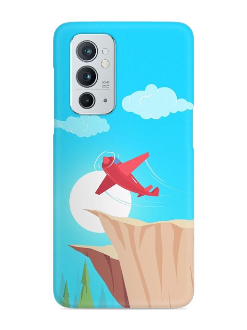 Small Planes In Flight Snap Case for Oneplus 9RT (5G) Zapvi