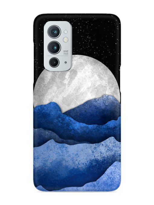 Full Moon Mountain Vector Snap Case for Oneplus 9RT (5G) Zapvi