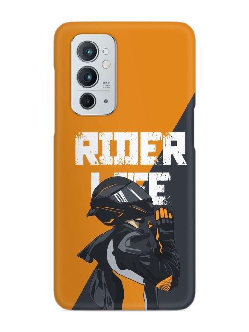 Rider Life Snap Case for Oneplus 9RT (5G) Zapvi