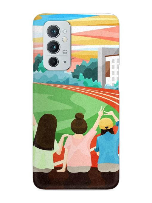 School Playground Snap Case for Oneplus 9RT (5G) Zapvi