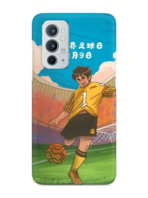 Soccer Kick Snap Case for Oneplus 9RT (5G) Zapvi