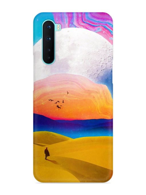 Sandy Desert Snap Case for Oneplus Nord Zapvi