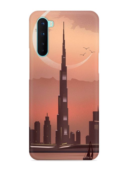 Landmark Burj Khalifa Snap Case for Oneplus Nord Zapvi