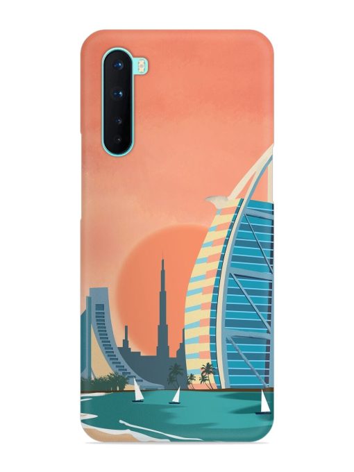 Dubai Architectural Scenery Snap Case for Oneplus Nord Zapvi