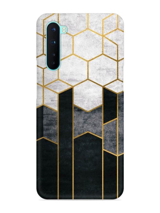 Cube Marble Art Snap Case for Oneplus Nord Zapvi