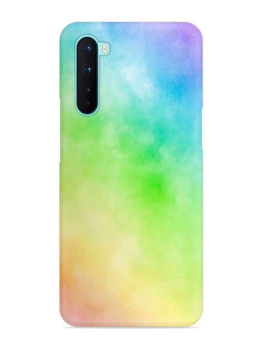 Watercolor Mixture Snap Case for Oneplus Nord Zapvi